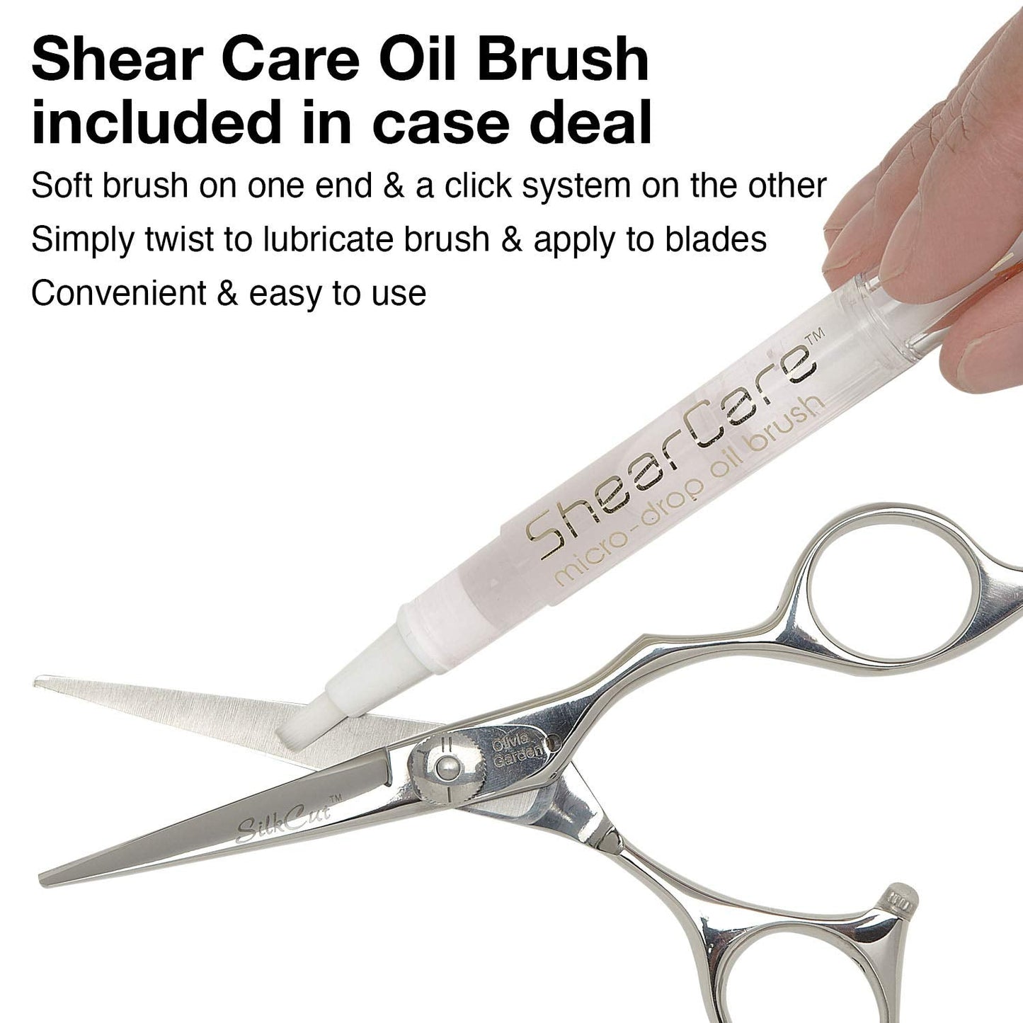 Olivia Garden SilkCut XL Shear and Thinner Case Kit