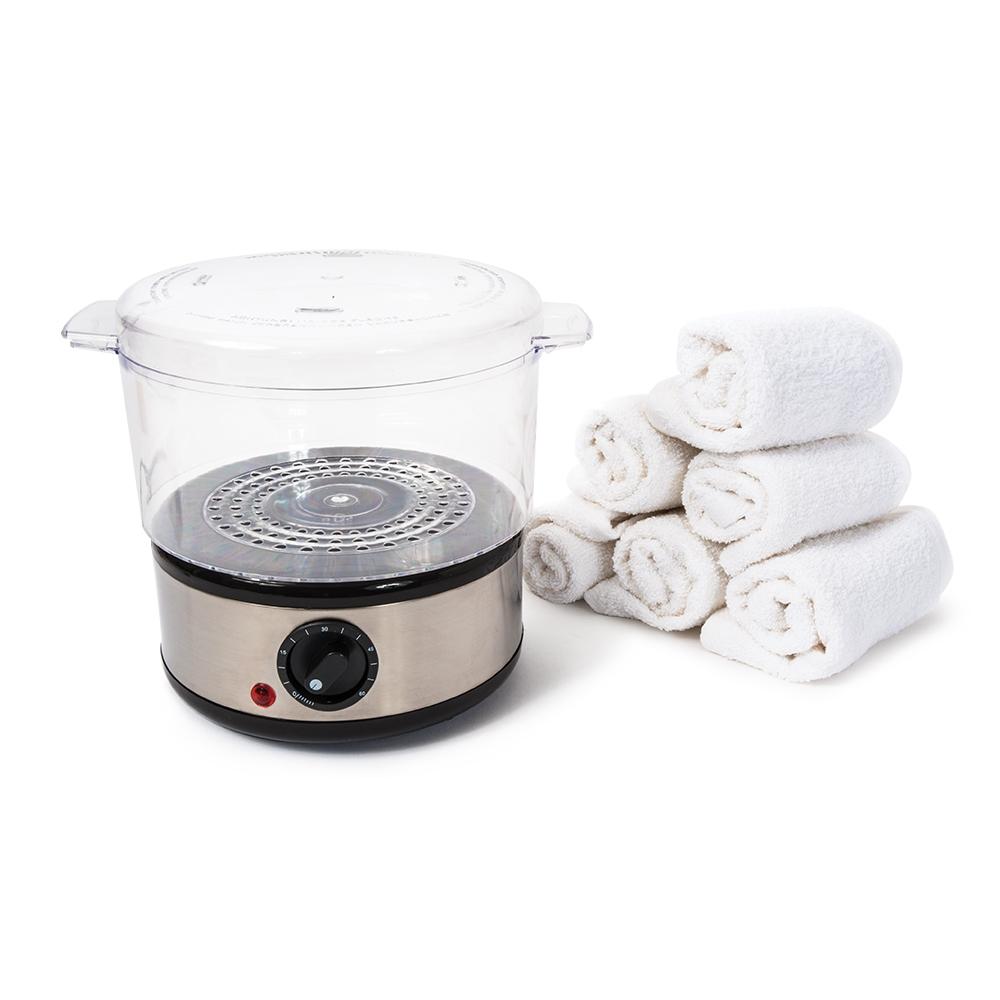 thumbnail image 2 of FantaSea Professional Towel Steamer - Portable Spa Steamer With 6 Terry Cloths & Auto Shut-Off 2 of 14