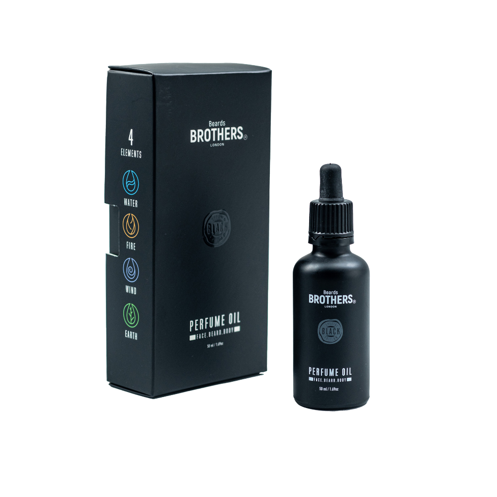 Aceite perfumado premium Beards & Brothers para rostro, barba y cuerpo (50 ml)