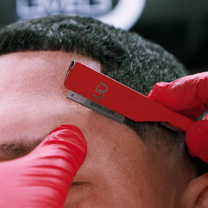 L3VEL3 Straight Razor Holders Red