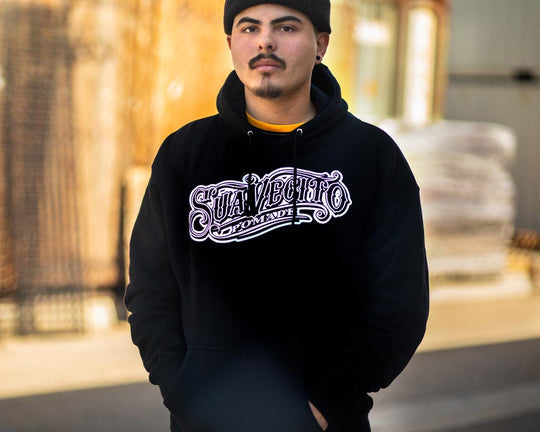 Suavecito OG sudadera con capucha negra