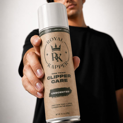 Royal Kapper Clipper Cleaning Spray lifestyle