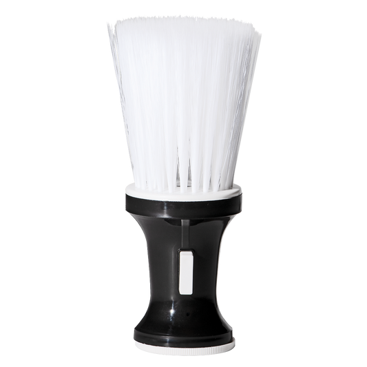 Scalpmaster Neck Duster with Powder Dispenser, White Nylon #ND-7