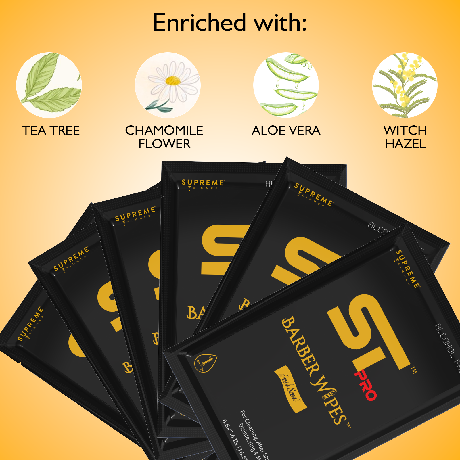 Supreme Trimmer Barber Wipes The OG Aftershave Wipes