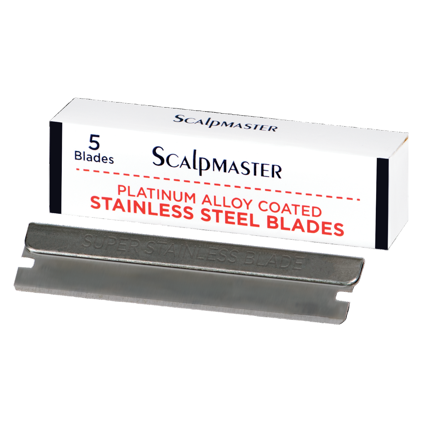 Scalpmaster 2-Way Razor Comb, with 5 Blades #SC-RAZOR