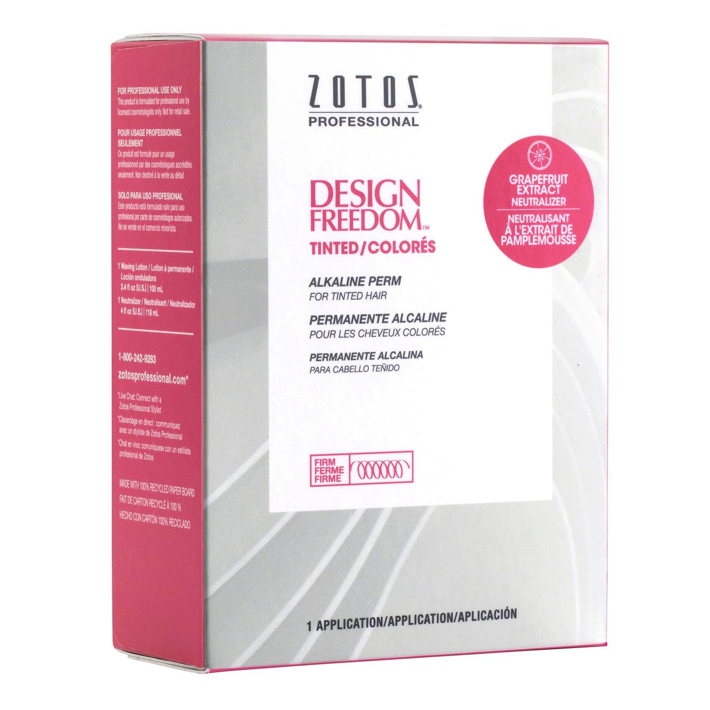 Zotos Design Freedom Tint Alkaline Perm