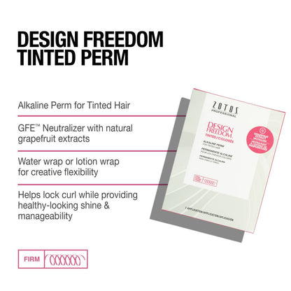 Zotos Design Freedom Tint Alkaline Perm