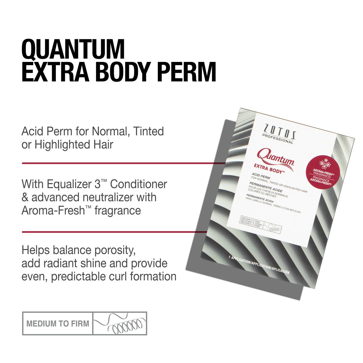 Zotos Quantum Extra Body Acid Perm