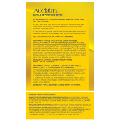 Acclaim Extra Body Acid Perm