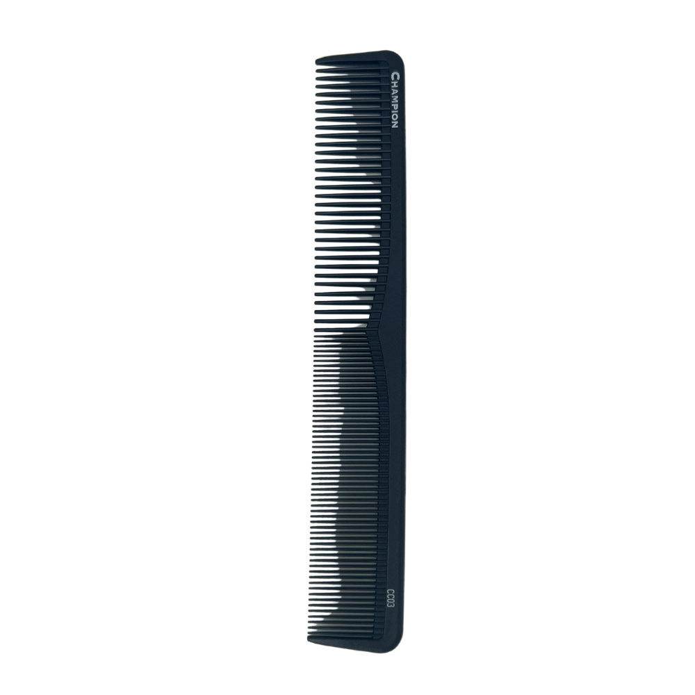 Champion Carbon Styling Comb - 7"