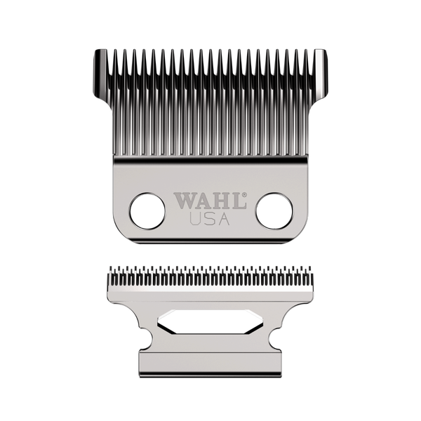 Wahl USA hair clipper blade set on a white background