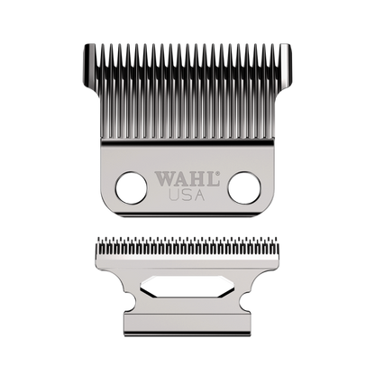 Wahl USA hair clipper blade set on a white background