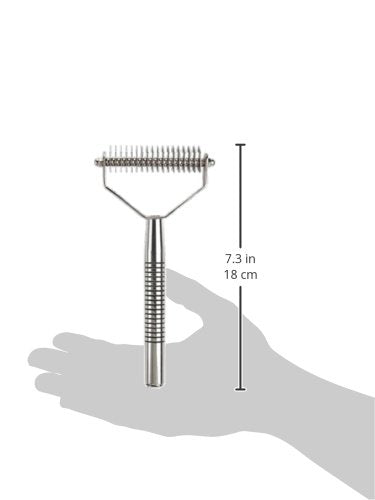 Oster Dog Rake and Shedding Brush, 18-Tooth Coarse, Wide (078928-300-000)