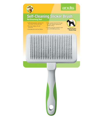 Andis Self-Cleaning Slicker Brush #68570