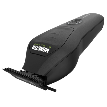 Monster Clippers Cerberus Hair Trimmer in black top view on white background