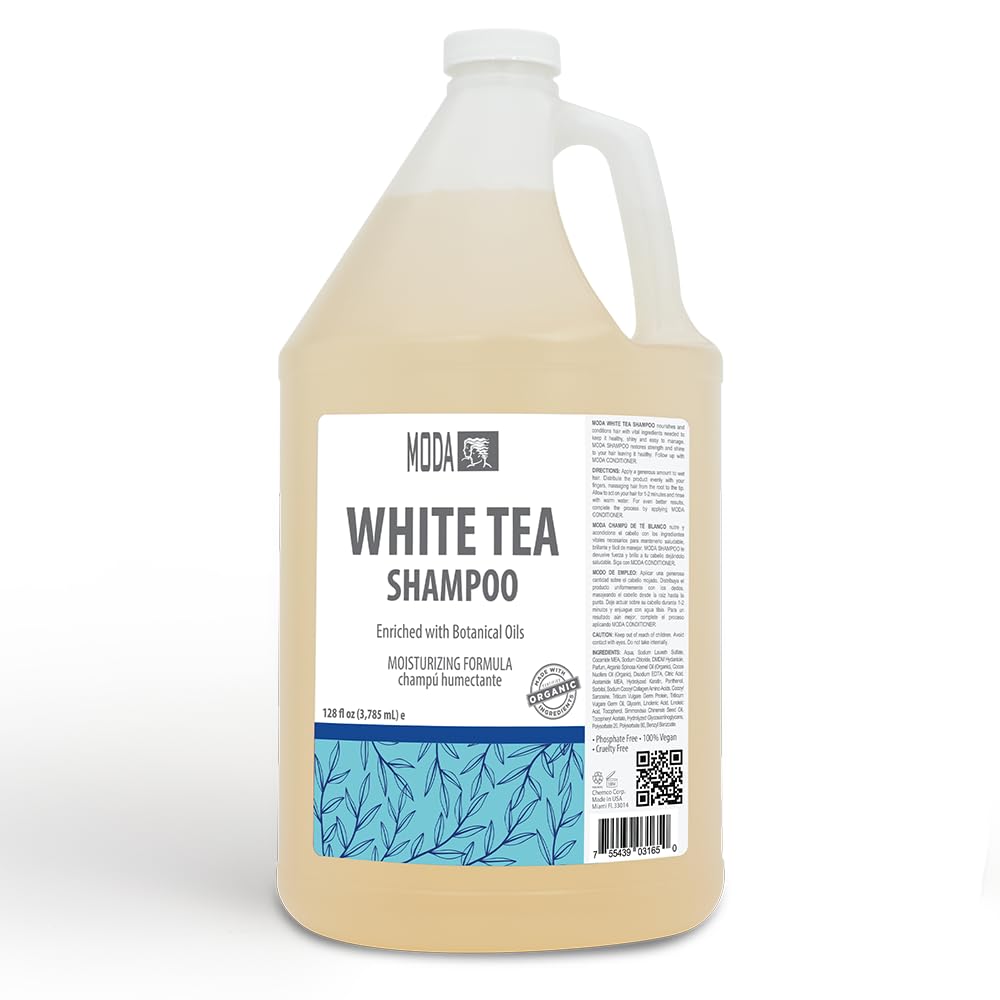 MODA White Tea Moisturizing Shampoo Gallon