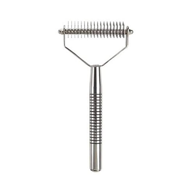 Oster Dog Rake and Shedding Brush, 18-Tooth Coarse, Wide (078928-300-000)