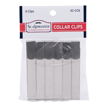 Scalpmaster Collar Clips - 6 Pack #SC-CC6