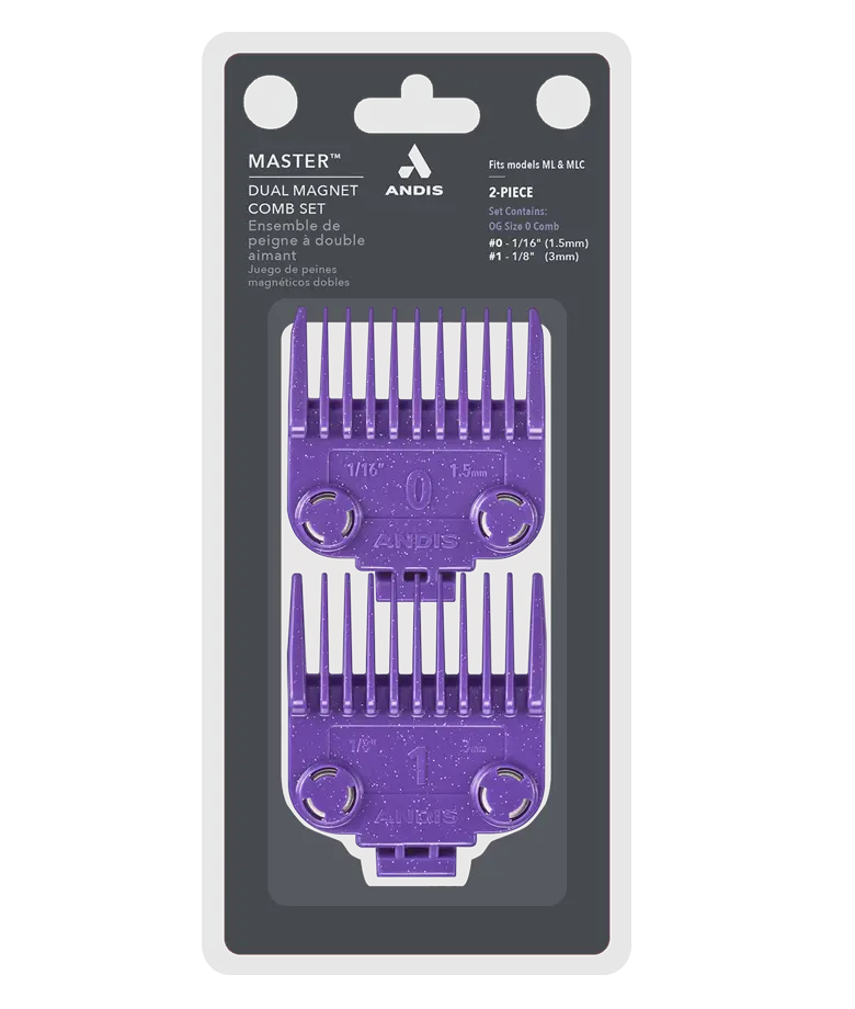 Andis Master Magnetic OG Comb Set Dual Pack (2pcs) #561002