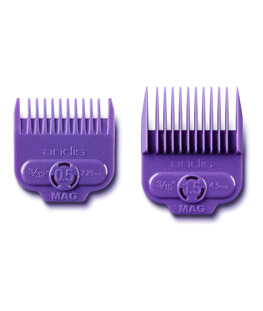 Andis Single Magnetic Comb Set Dual Pack 0.5 & 1.5 #66560