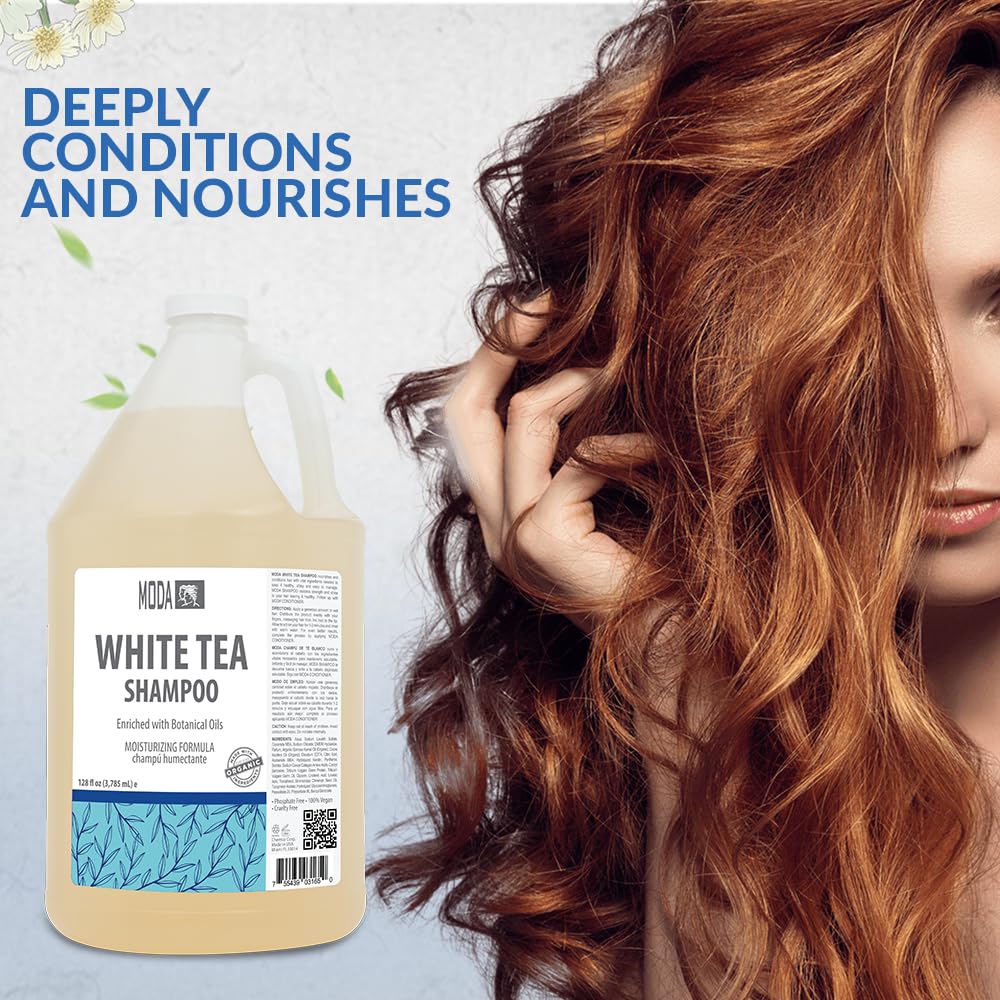 MODA White Tea Moisturizing Shampoo Gallon