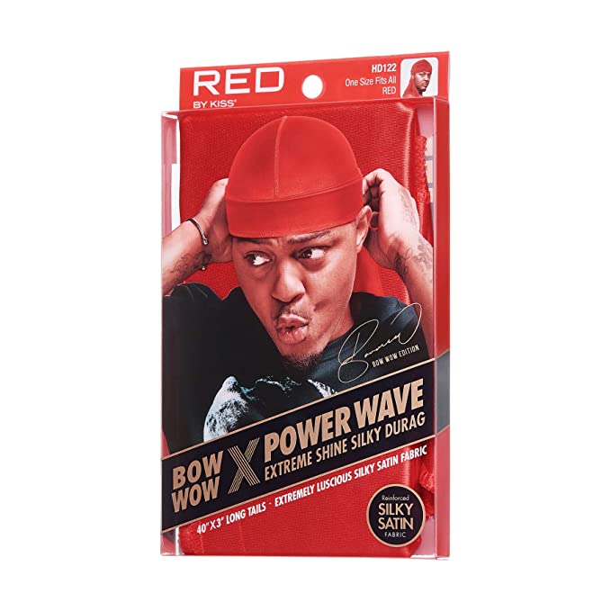 Bow Wow X Power Wave Extreme Shine Silky Durag Red