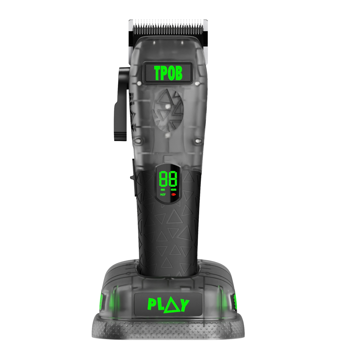 TPOB Play Max Clipper Transparent Black Edition