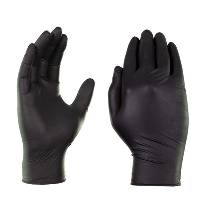 Ammex Black Nitrile Gloves