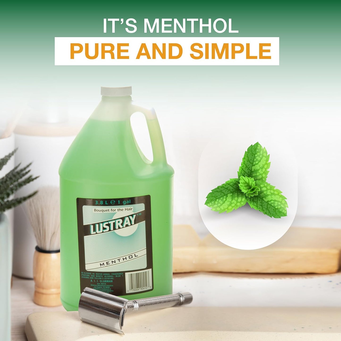 Lustray Menthol Face & Scalp Rub Gallon