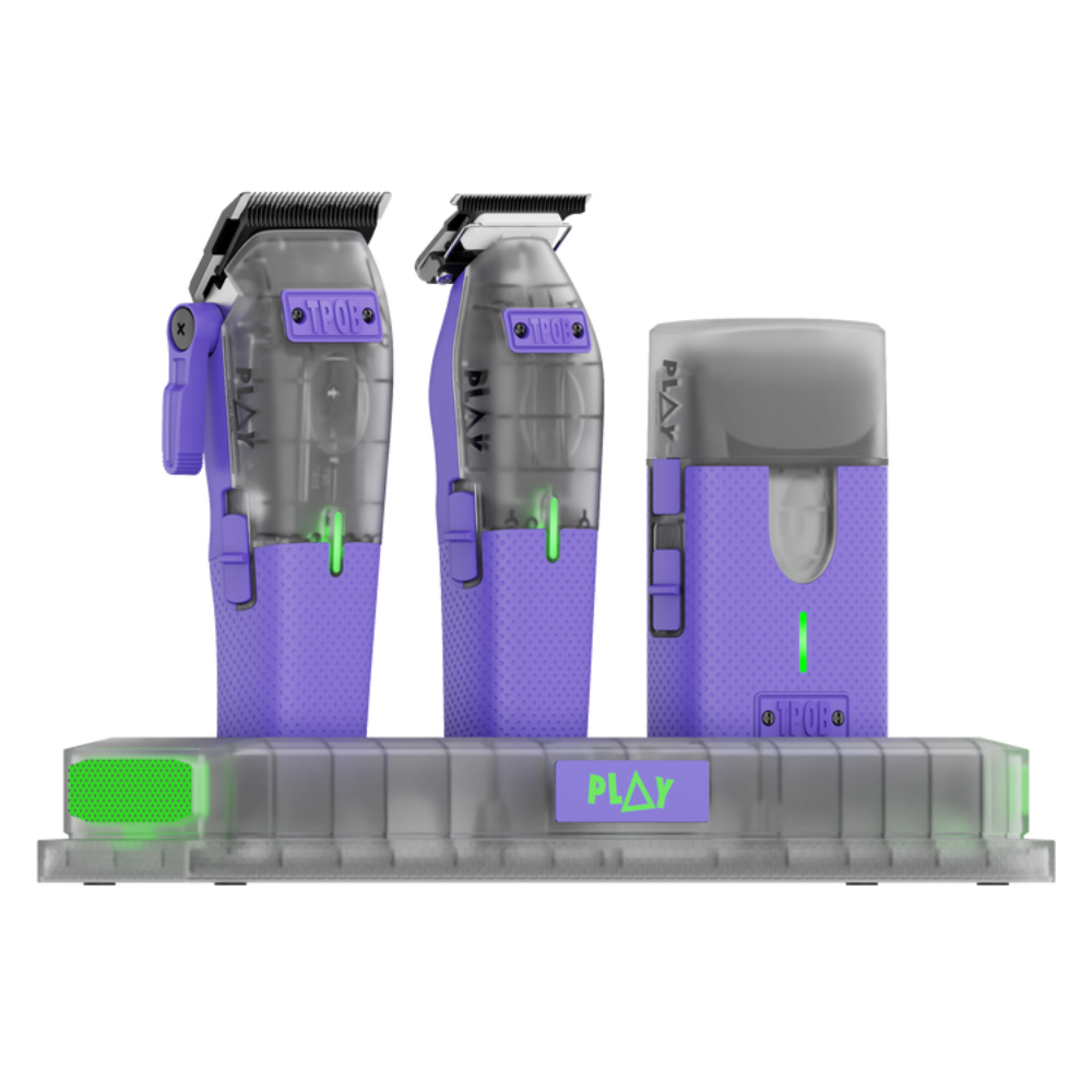 TPOB PLAY MINI Transparent Purple Bundle With Stand