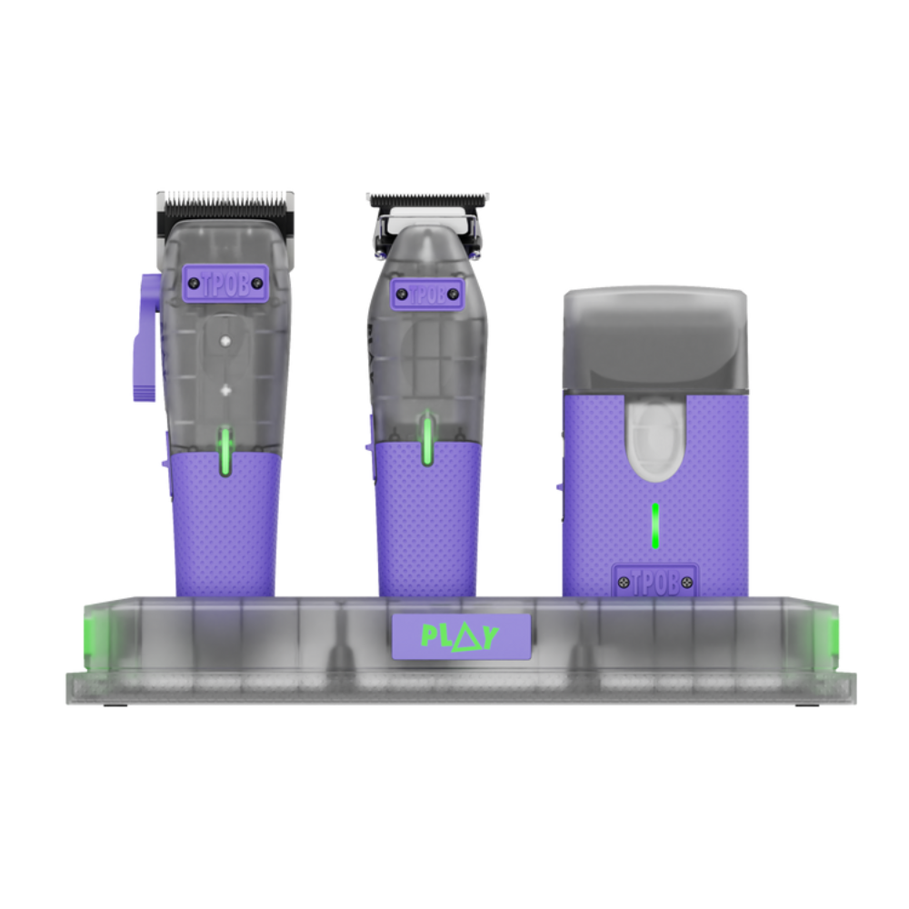 TPOB PLAY MINI Transparent Purple Bundle With Stand