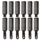 Scalpmaster Barber 8-1/2" Clipper Comb - Black #132 12 Pack