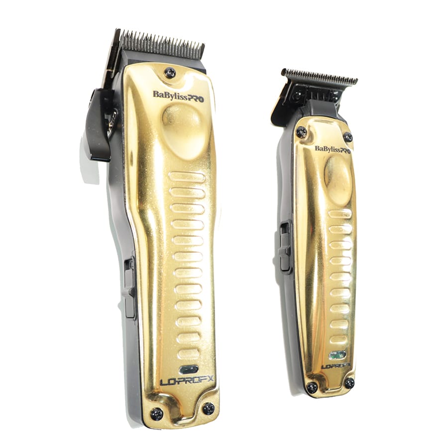 BabylissPro LO-PROFX Clipper & Trimmer Combo Gold Limited Edition FXHOLPKLP-G