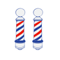 BarberMate Barber Pole Double Sided Static Cling Decal
