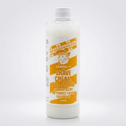 Campbell's BAY RUM Premix Liquid Lather for Lather Machine