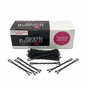 #color_black
Box of Morris Flamingo hair bob pins with pins displayed in front on a white background