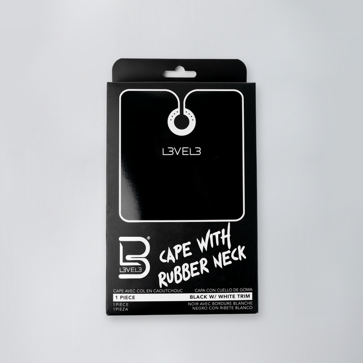 L3VEL3 Professional Rubber Neck Cutting Cape