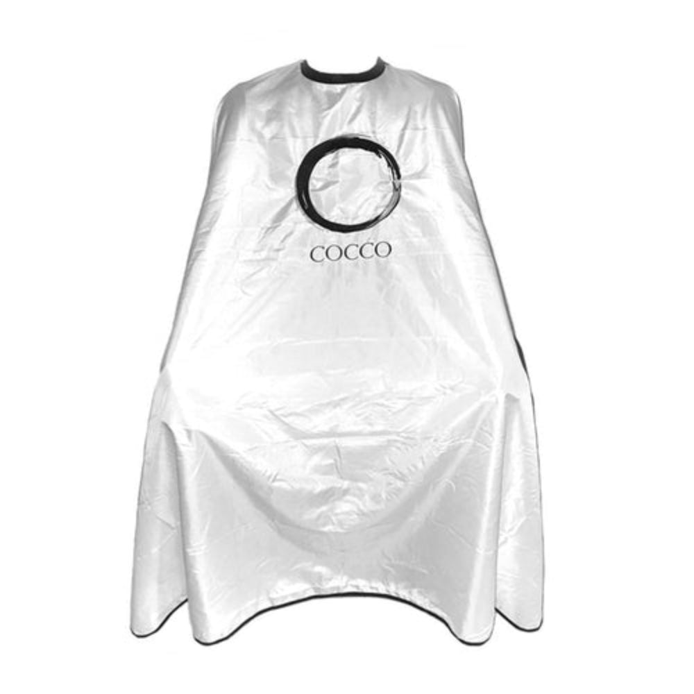 Cocco Hair Professional Barber Cutting Cape - Black or White