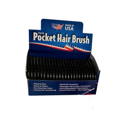 FMS Pocket Hair Brushes 24pk