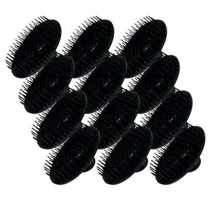 FMS Hair & Scalp Shampoo & Massage Brush Dozen Black
