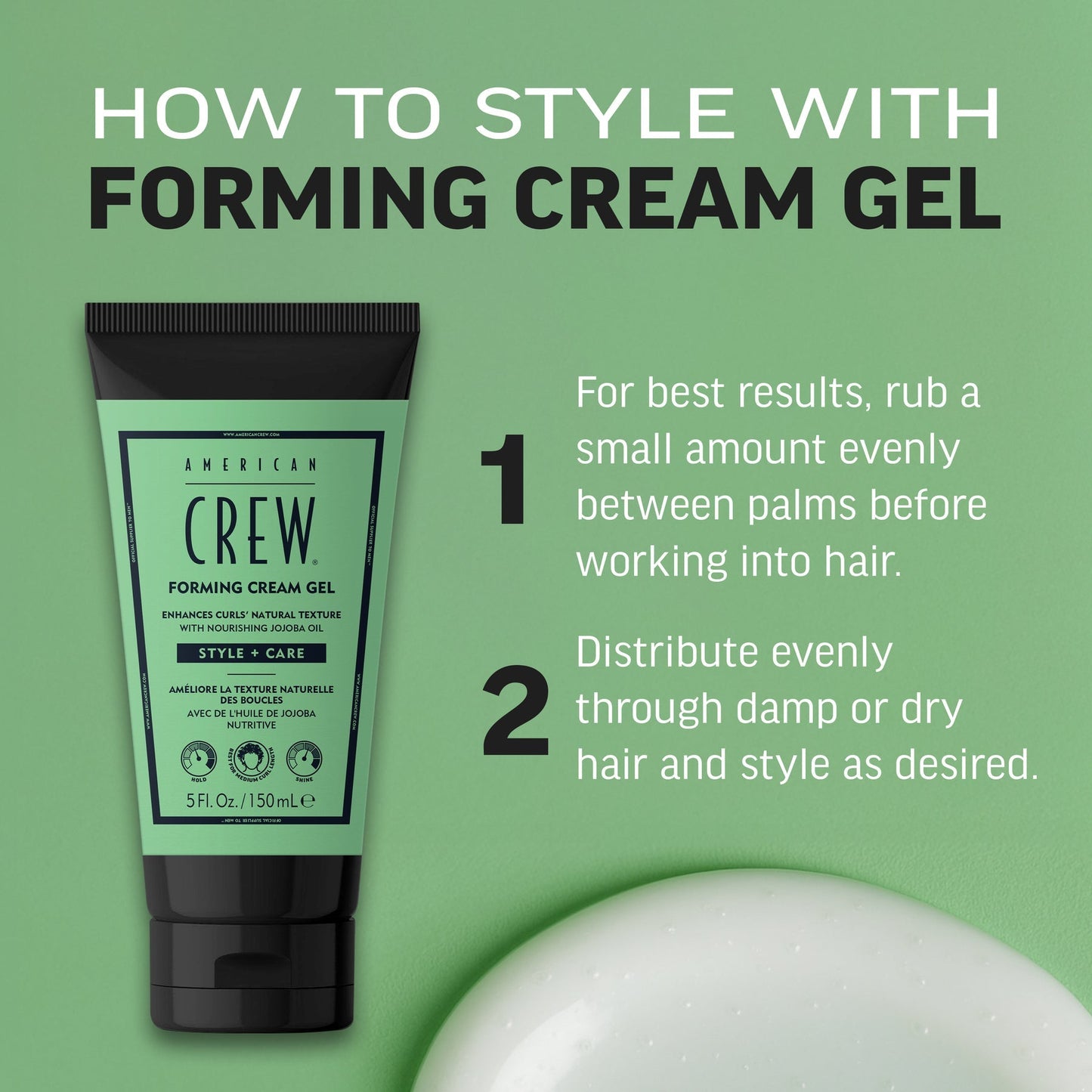 American Crew Forming Cream Gel 5.1 fl oz/ 150mL
