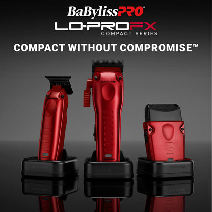 BaBylissPRO FXONE LO-PROFX High Performance Compact Trimmer - Red #FX72RD