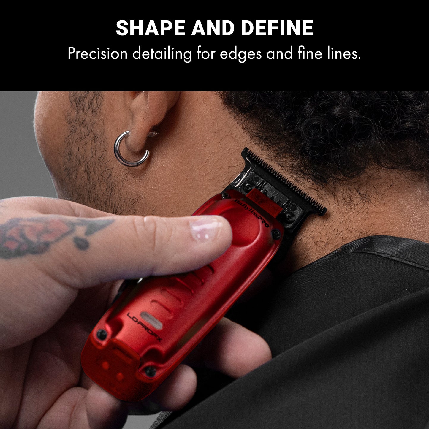 BaBylissPRO FXONE LO-PROFX High Performance Compact Trimmer - Red #FX72RD