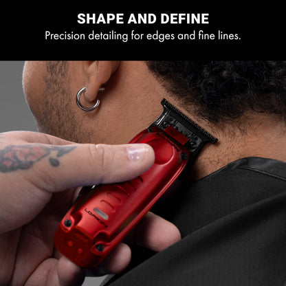 BaBylissPRO FXONE LO-PROFX High Performance Compact Trimmer - Red #FX72RD