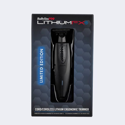 BaBylissPRO LithiumFX Matte Black Cord/Cordless Lithium Ergonomic Trimmer FX773NMB