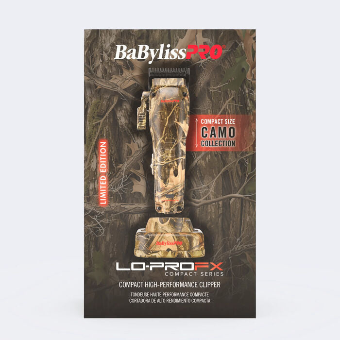 BaBylissPRO Lo-ProFX High Performance Compact Clipper - Camo #FX82CAM