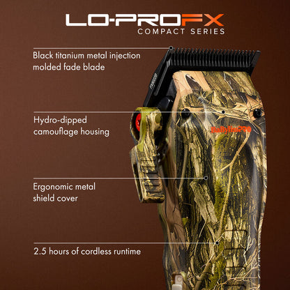 BaBylissPRO Lo-ProFX High Performance Compact Clipper - Camo #FX82CAM
