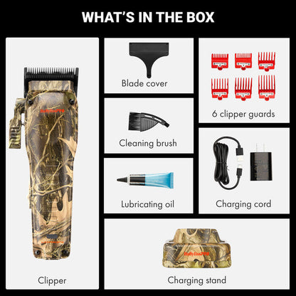 BaBylissPRO Lo-ProFX High Performance Compact Clipper - Camo #FX82CAM