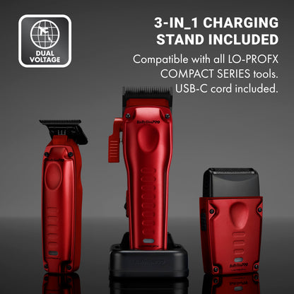 BaBylissPRO FXONE LO-PROFX High Performance Compact Clipper - Red #FX82RD