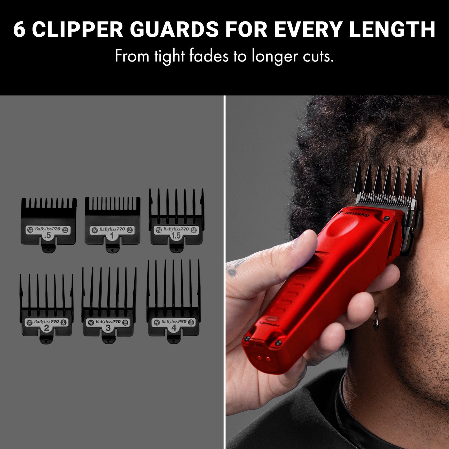 BaBylissPRO FXONE LO-PROFX High Performance Compact Clipper - Red #FX82RD